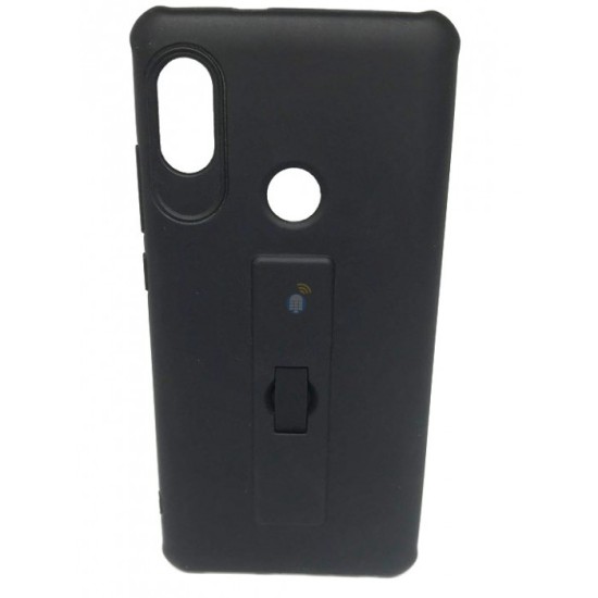 CAPA DE SILICONE MOTOMO COM ANEL DE DEDO PARA XIAOMI REDMI MI5 PLUS PRETO